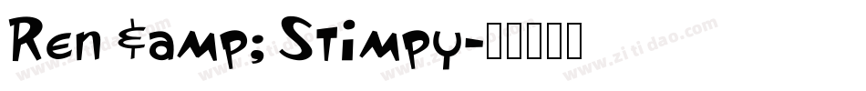 Ren & Stimpy字体转换